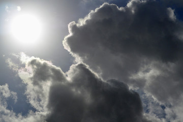 Sun and clouds