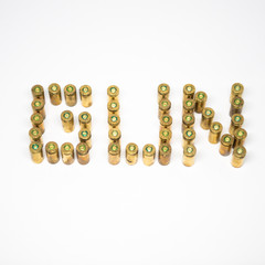 Gun writer by bullets