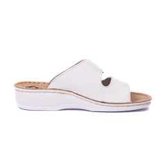 Orthopedic shoes white isolated background