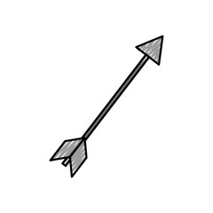 arrow up business financial concept style vector illustration