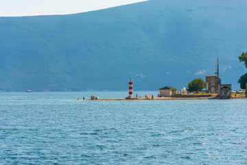 A lighthouse for safe navigation was installed in the Gulf of Kotor.