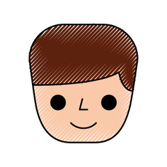 Fototapeta premium man worker cartoon people character head vector illustration