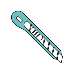 blade cutter tool icon image vector illustration design
