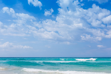 Obraz premium Atlantic Ocean in Cuba