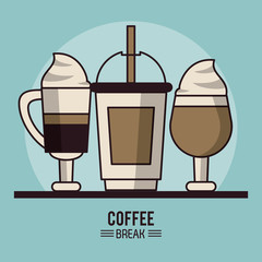 Coffee drink infographic icon vector illustration graphic design