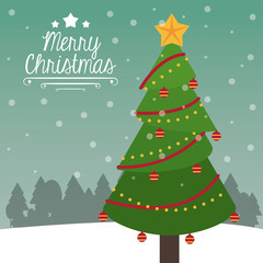 Merry christmas cute card icon vector illustration graphic design