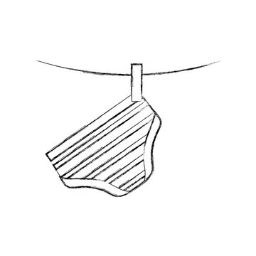 baby shower boy pants shorts hanging decoration image vector illustration