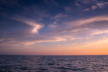 Naklejka premium Sunset over the Gulf Of Mexico