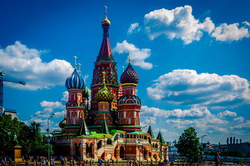 Fototapeta premium Trip to Moscow, Russia