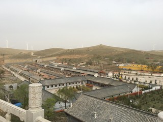 Aerial view above the inter city expressway and ring road systems on the road.