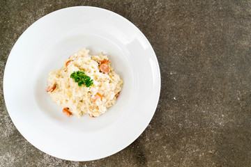 risotto with sausage