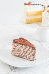 chocolate crape cake