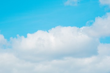 Clear blue sky. Weather and cloud.