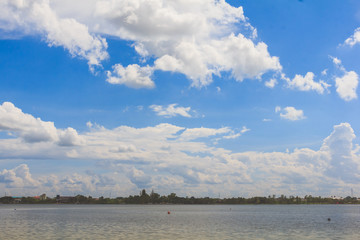 Obraz premium blue sky cloud clear weather