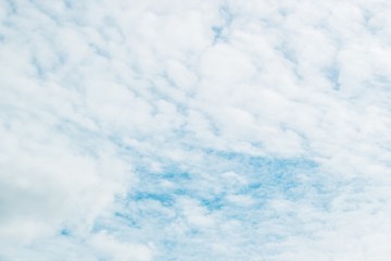 Obraz premium Blue sky and white cloud.