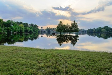 Post hurricane Harvey flooding in Houston near Tanner Rd and N Eldridge Pkwy