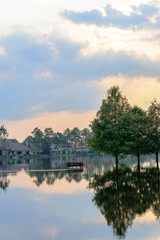 Post hurricane Harvey flooding in Houston near Tanner Rd and N Eldridge Pkwy