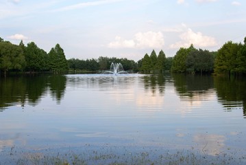 Post hurricane Harvey flooding in Houston near Tanner Rd and N Eldridge Pkwy
