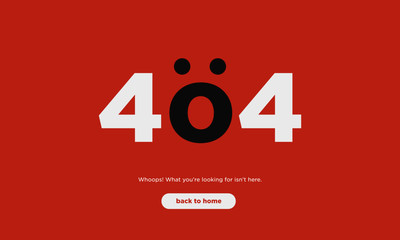 404 Error Page Concept (Vector Illustration Flat Design)
