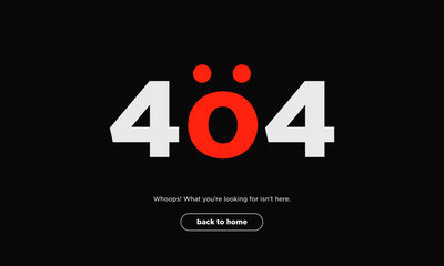 404 Error Page Concept (Vector Illustration Flat Design)