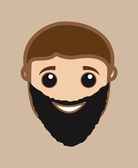 Happy Man Face Expression