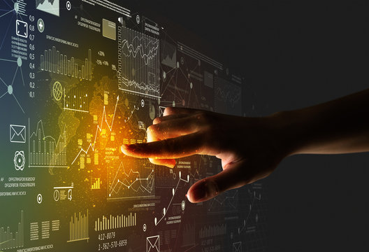 Finger touching interface