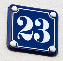 Hausnummer 23