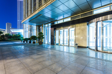 office building entrance space,tianjin,china.