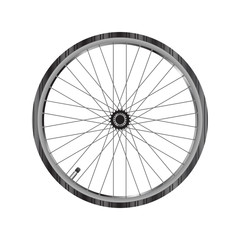 Bicycle wheel , back wheel of racing bike