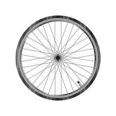 Bicycle wheel , front wheel of racing bike