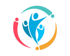 unity human shape figure character icon image vector