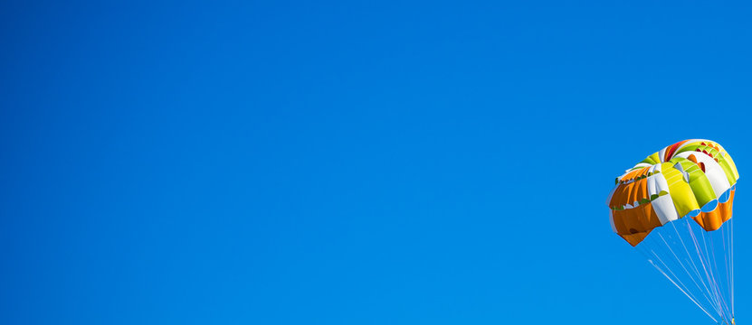 Travel concept with blue sky