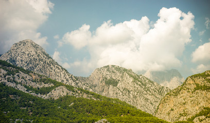 Taurus mountain in Turkey