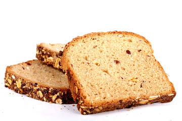 multi grain bread with slices