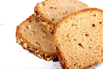 multi grain bread with slices