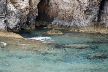 Caves, Ionian Sea, Greece