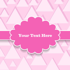 Vintage Valentine Label Banner