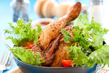 Roasted chicken