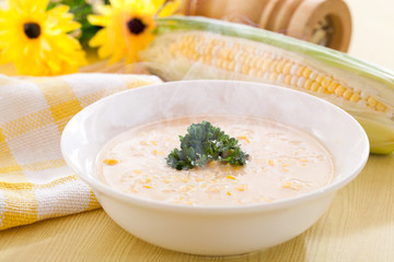 Corn soup