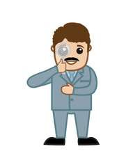 Cartoon Detective Character