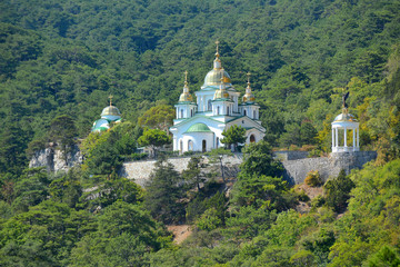 Fototapeta na wymiar Crimea. The Church Of The Archangel Michael