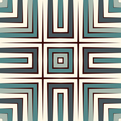 Ethnic style seamless pattern with geometric figures. Native americans ornamental abstract background. Tribal motif.