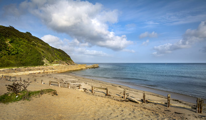 Pentewan sands Cornwall