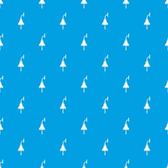 Ship bell pattern seamless blue