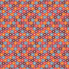 Bright seamless pattern with repeated circles. Bubble motif. Geometric abstract background. Modern surface texture.