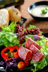 Salami sandwich