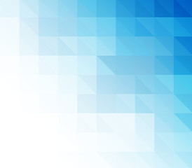 Obraz premium Blue geometric background