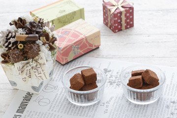 生チョコレート　生チョコ　バレンタインデー　バレンタイン