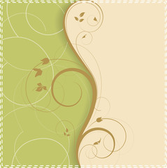 Flourish Vector Background