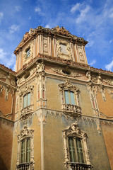 Old Ornate Building in Valencia Spain